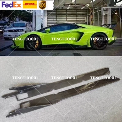carbon fiber sideskirts side skirt for lamborghini aventador lp700 lp720 lp750 - Image 1 of 4