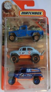 2020 MATCHBOX NO ROAD NO PROBLEM 3 Car Set - New in GC - Picture 1 of 4