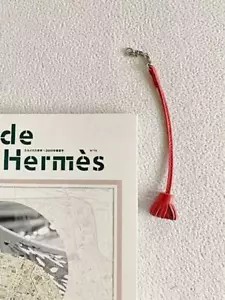 Hermes Carmen Carmentita Charm Accessoire Rose Farbe Lesezeichen 12 cm - Bild 1 von 5