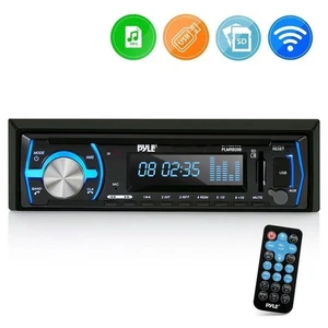 Pyle Bluetooth MP3/USB/Aux/SD Card Stereo Radio Receiver w/ Remote PLMRB29B - Picture 1 of 8