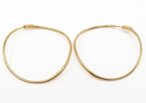 NYJEWEL Anita Ko Rose Gold Twisted Hoop Earrings - Picture 1 of 4