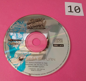 Sega Saturn Street Fighter Collection  Capcom Beat Em Up - Disc 1 of 2 only