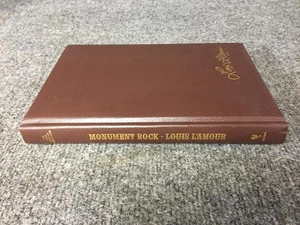 Louis L'Amour Leatherette Book - Monument Rock - Picture 1 of 5