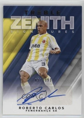 2018-19 Panini Treble Zenith Signatures/199 Roberto Carlos #ZS-RC automático Foto 1 de 2