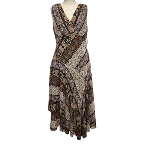 Vintage Y2K 2000s Babydoll Sz 8 Dress Asymmetrical Fairy Handkerchief Whimsy - Picture 1 of 14