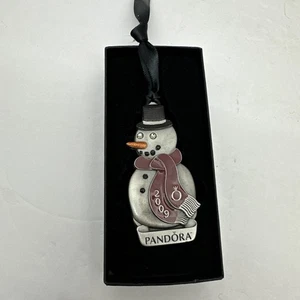 2009 Pandora Snowman Christmas Tree Ornament 2nd in Series Limited Edition - Picture 1 of 5