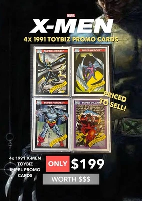 1991 Marvel Universe Toy Biz Promo Cards bulk Lot - Image 1 of 4
