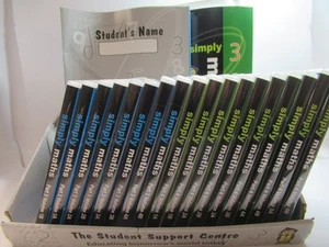 Student Support Centre Simply Maths Workbooks & DVDs Part 3 & 4 Primary School - Picture 1 of 24