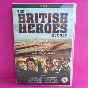 The British Heroes DVD Box Set. Wildgänse Zulu Dawn Ashanti Jaguar lebt Pfeil - Bild 1 von 3