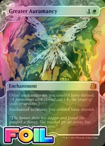 x1 Gran Auramancy WOT MTG 4 VITRINA DE LÁMINAS SIN BORDES MÍTICA M/NM 1x - Imagen 1 de 1