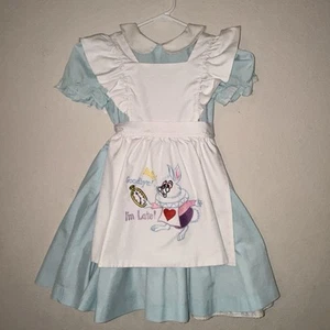Disney Character Fashions Alice & Wonderland Vintage Dress, Size 6X - Picture 1 of 6