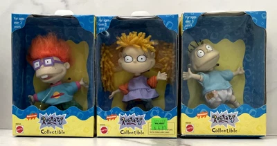 Muñecas coleccionables Nickelodeon Rugrats 1997 4" Chucky Angelica y Tommy Mattel Foto 1 de 4