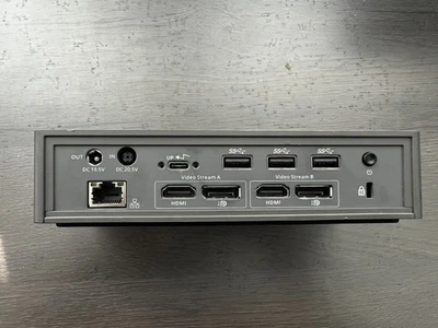 Targus USB-C Universal Dual Video 4K Docking Station DOCK190-B with DisplayLink 银色 — 第 1/4 张图片