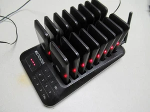 Sistema de llamadas inalámbrico de cola Retekess TD157 16 buscapersonas Beepers *probado-funciona* - Imagen 1 de 8