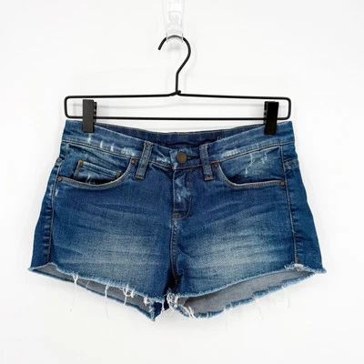 Pantalones cortos de jean Blank NYC para mujer 25 Twerk Denim Cutoff Foto 1 de 4