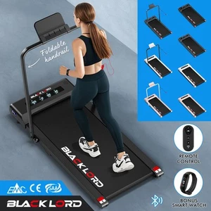 BLACK LORD Treadmill Electric Walking Pad Under Desk Home Gym 400mm Black - Picture 1 of 97