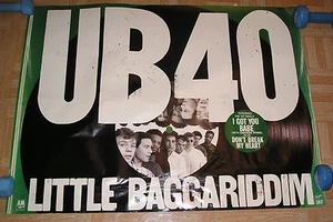 UB40 Little Baggariddim Chrissie Hynde Pretenders 1985 Poster 26 x 35 - Picture 1 of 2