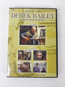 DEREK BAILEY - Playing For Friends On 5th Street - DVD - Ntsc Pristine Condition - Picture 1 of 4