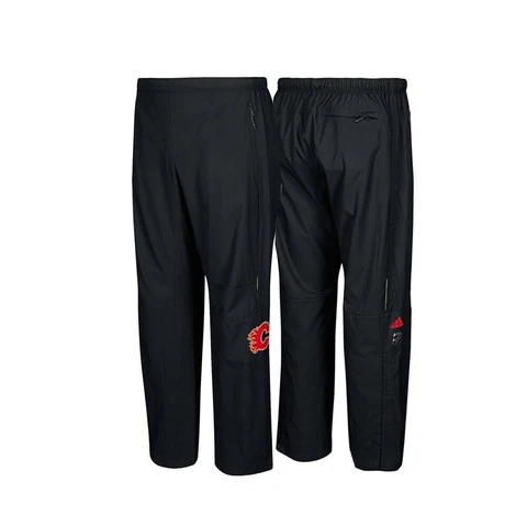 Calgary Flames NHL Adidas Men's Black Center Ice Authentic Rink Pants Cover