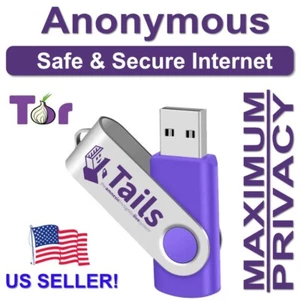 Tails Linux 6.18 USB Drive Safe Fast Secure Live Bootable Anonymous - Picture 1 of 1