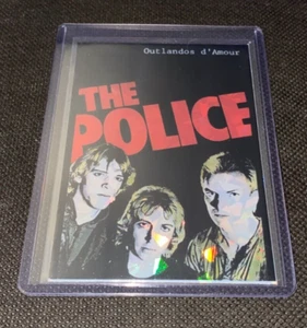 The Police Custom Refractor Holographic Trading Card in top loader - Picture 1 of 4