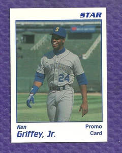 1988 STAR CO. PROMO TIFFANY GLOSSY WHITE BLANK BACK KEN GRIFFEY JR 1 Of 40 - Bild 1 von 2