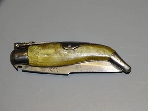 -JOLI ANCIEN PETIT COUTEAU PLIANT NAVAJA ALBACETE LOPEZ COLLECTION D - Afbeelding 1 van 8