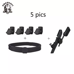 IPSC USPSA IDPA High Speed Belt +4x Pistol Magazine Pouch 1 CR Speed Gun Holster - Picture 1 of 13