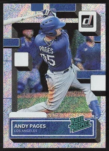 Andy Pages 2022 Donruss Rated Prospects Rapture #RP-10 Los Angeles Dodgers - Picture 1 of 2