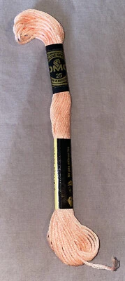 DMC Embroidery Floss #353 Peach/Coral Made in France - Image 1 of 4