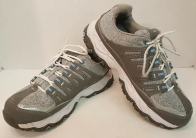 Zapatillas deportivas para correr AVIA para mujer talla 9 gris plateado blanco - excelente forma Foto 1 de 4