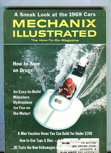 Mechanix Illustrated Magazine July 1968 Miniature Hydroplane 062017nonjhe - Picture 1 of 1