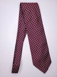 Peacock Mens Formal Necktie 58"Lx4"W Burgundy/Brass Neck Tie - Picture 1 of 4