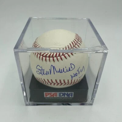 Stan Musial HOF 1969 Signed MLB Baseball PSA DNA Graded GEM MINT 10 - Image 1 of 4