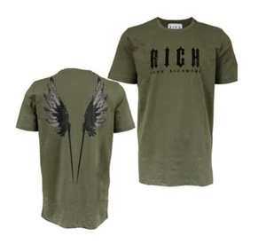 JOHN RICHMOND MEN T-SHIRT OVER ROCKS - Picture 1 of 6