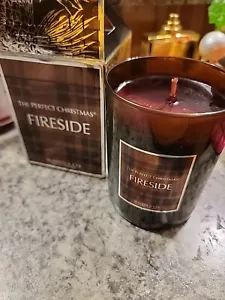 Slatkin Bath And Body Works The Perfect Christmas Fireside Candle 1 Wick 9.5 Oz - Picture 1 of 1
