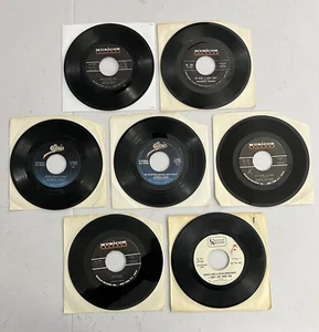 Lot of (7) George Jones 45 RPM Records - Lot #2 - Picture 1 of 2