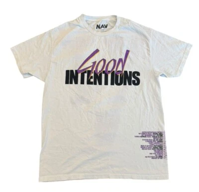 Camiseta Nav X Vlone Good Intentions Doves Púrpura Manga Corta Camiseta Talla Grande Foto 1 de 4