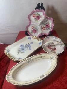 Lot of 4 Relish Dishes Platter Fine Concorde Made In Germany Japan - Picture 1 of 9