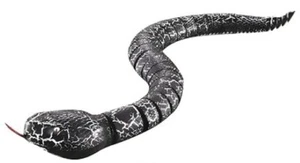 Black & White RC Interactive Rechargeable Cobra Toy Snake for Kids & Pets - Picture 1 of 4