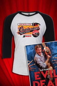 Homelite Kettensägen Vintage Horrorfilm T-SHIRT They're Groovy - Bild 1 von 5