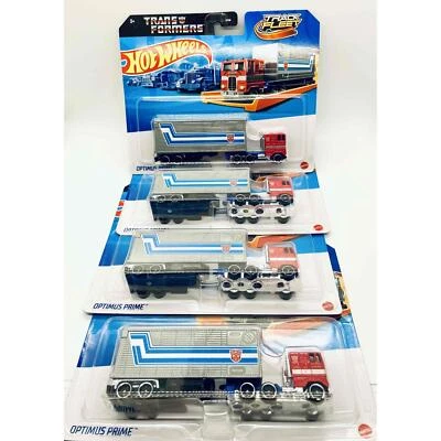 Optimus Prime NEW Mattel Hot Wheels Track Fleet Die-Cast CASE FRESH (LOT OF 4) - Image 1 of 2