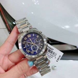 Sale! Michael Kors Men's Brecken Two-tone Chronograph Watch MK8437