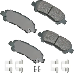 Ultra-Premium Ceramic Rear Disc Brake Pads, Grey - Picture 1 of 1