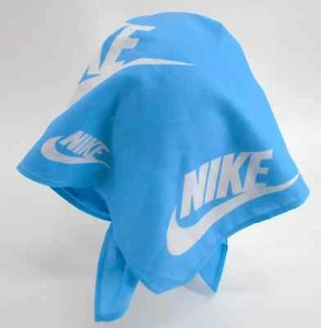 Nike Dri-Fit Printed Bandana Adult Printed Baltic Blue/White - Picture 1 of 4