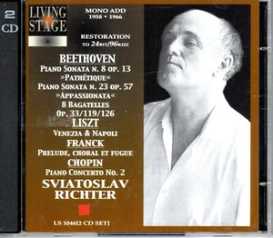 SVIATOSLAV RICHTER - BEETHOVEN - LISZT - CHOPIN & FRANCK PIANO WORKS - Picture 1 of 2