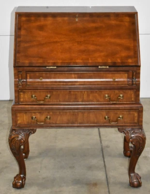 Maitland Smith Mahogany Ball & Claw Secretary - Image 1 of 4