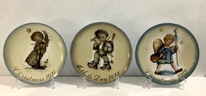VTG Lot 3 M.J. Hummel 1972 Mother Day and 1971 & 1982 Christmas 7-7/8" Plates - Picture 1 of 8