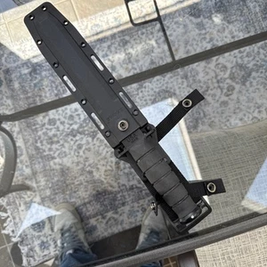 Kabar Knife 1245 Large Tanto Lightly Used With Sheath Read - Picture 1 of 18