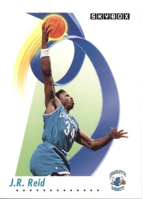 1991-92 Fleer SkyBox 🏀 J.R. Reid #32 - Charlotte Hornets - NBA Basketball - Image 1 of 2